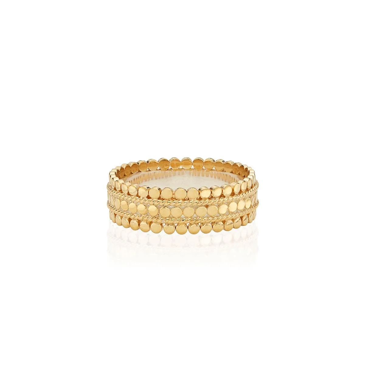 Scalloped Band Ring - Gold