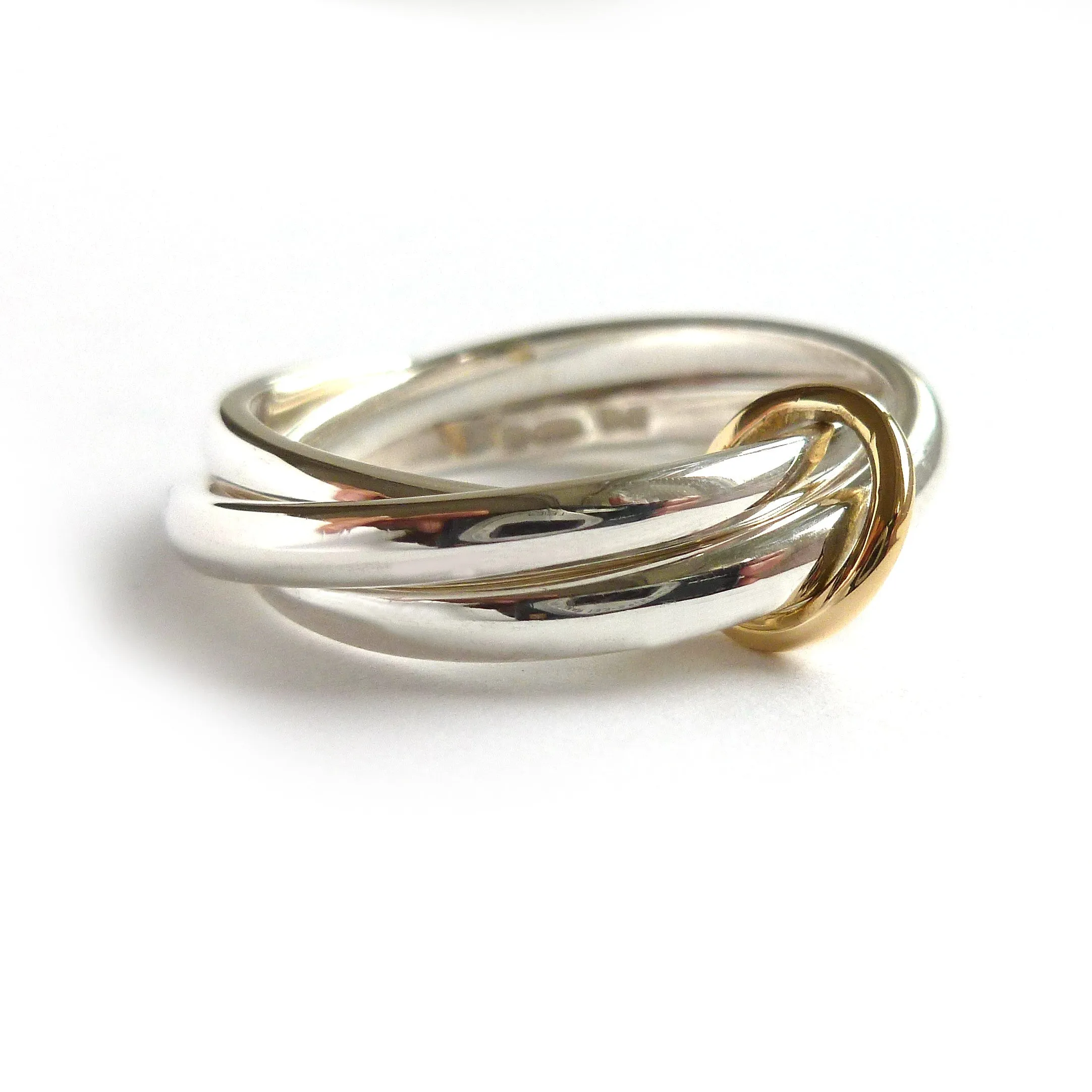 Silver ring - contemporary Russian style