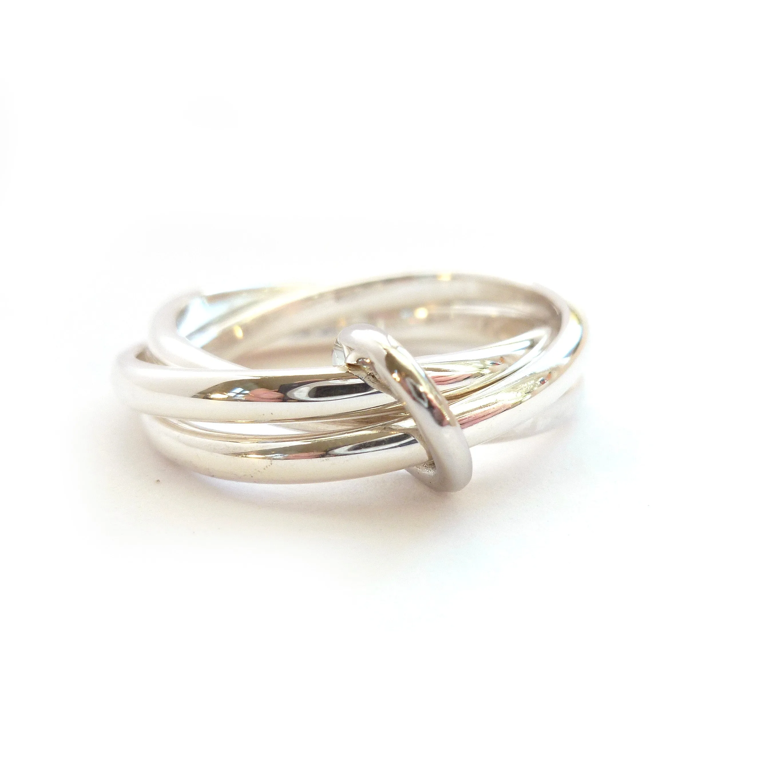 Silver ring - contemporary Russian style