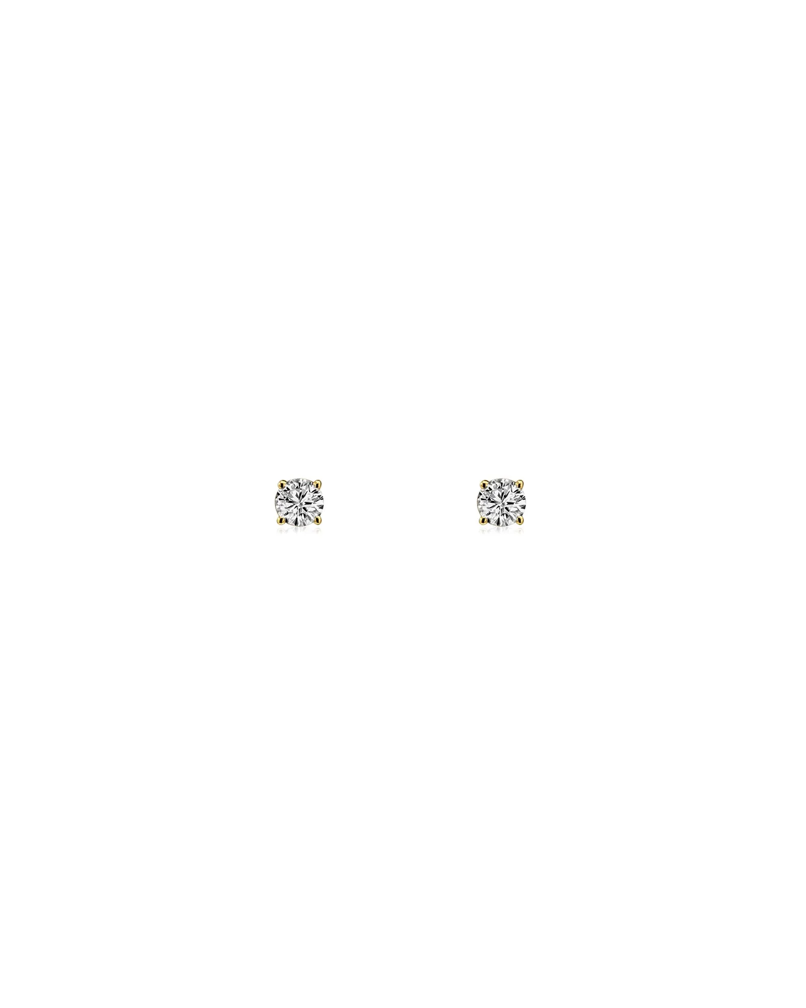 Square Diamond Studs | 4mm