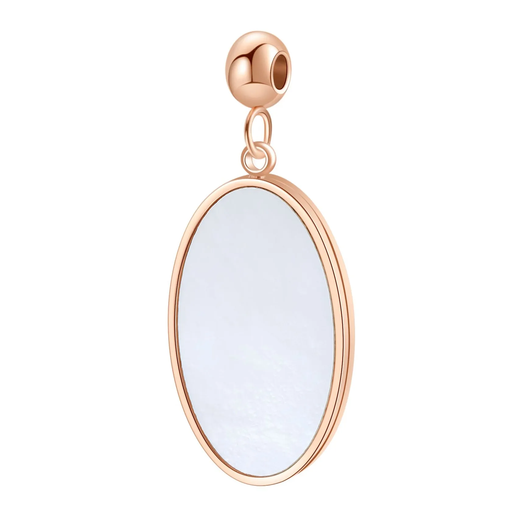 Unique Oval Pendant Gold