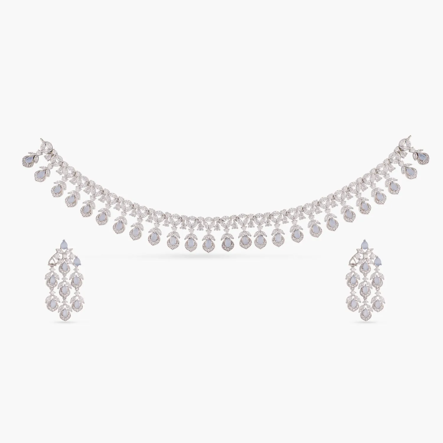 Vivienne Delicate CZ Necklace Set