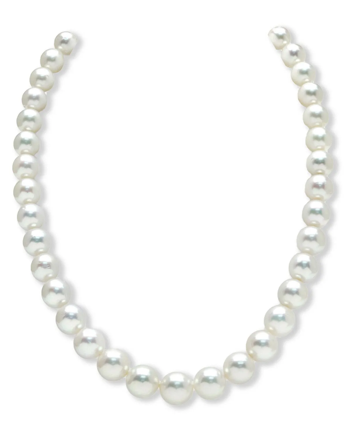 White South Sea Pearl Necklace, 9.0-11.0mm - AAA Quality