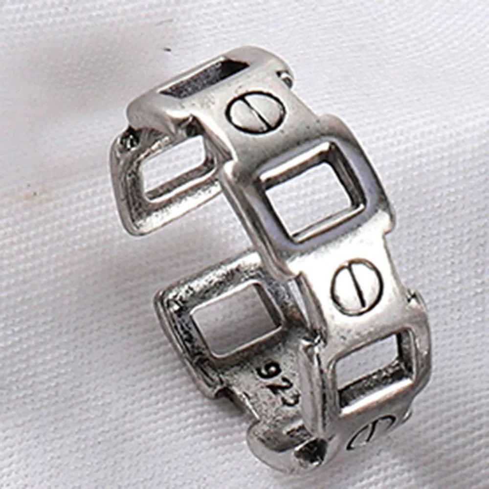 Wholesale Alloy Simple Rings MOQ≥2 JDC-RS-JuY010