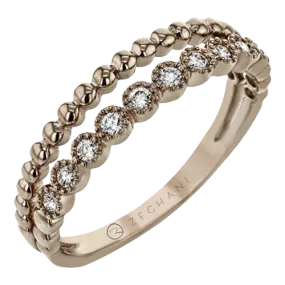 ZR2008-R Right Hand Ring in 14k Gold with Diamonds