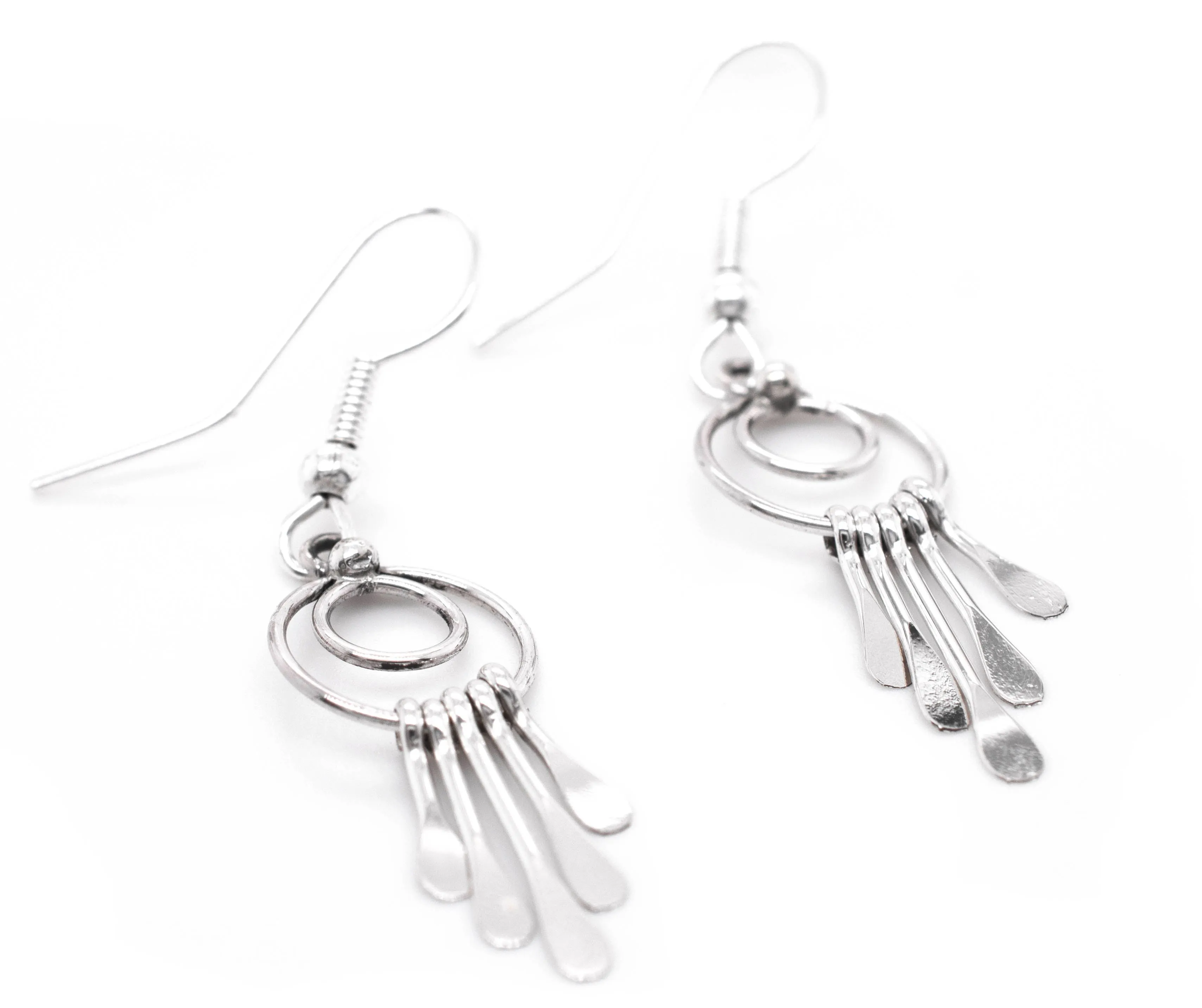 Zuni Silver Waterfall Earrings